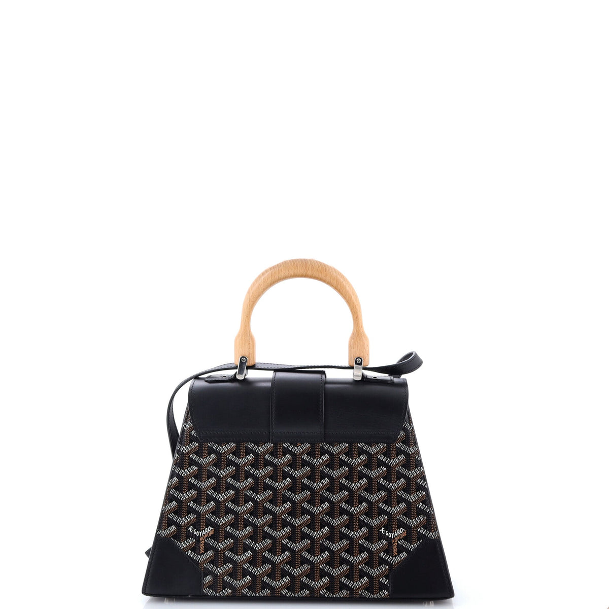Saigon Top Handle Bag Coated Canvas with Leather PM