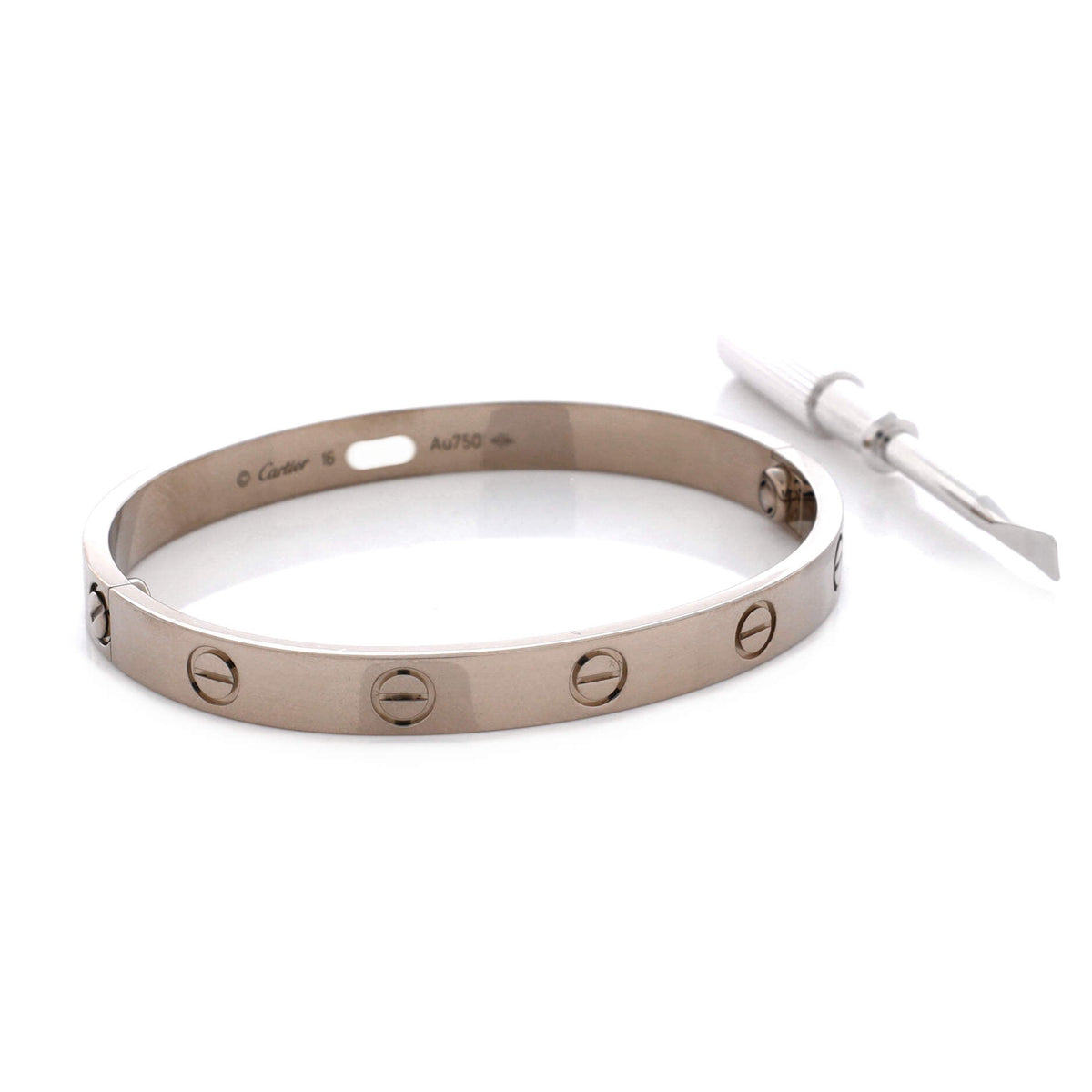 Cartier Love Bracelet 18K White Gold 17 – view 2