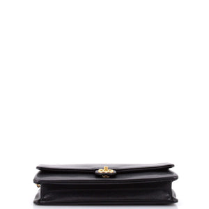 Chanel CC Medallion Maxi Chain Clutch Grained Calfskin East West - view 4