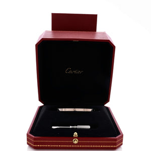 Cartier Love Bracelet 18K White Gold Small 16 - view 2