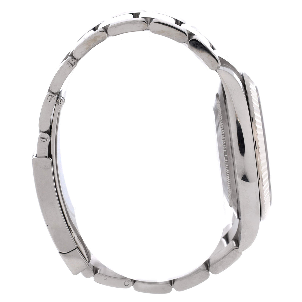Oyster Perpetual Datejust Automatic Watch Stainless Steel and White Gold 41