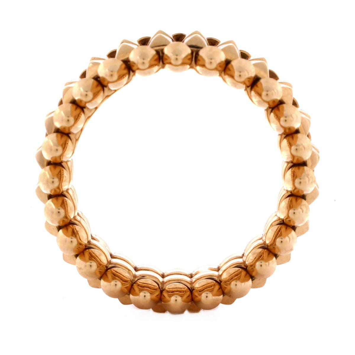 Clash de Cartier 2 Row Ring 18K Rose Gold – view 3