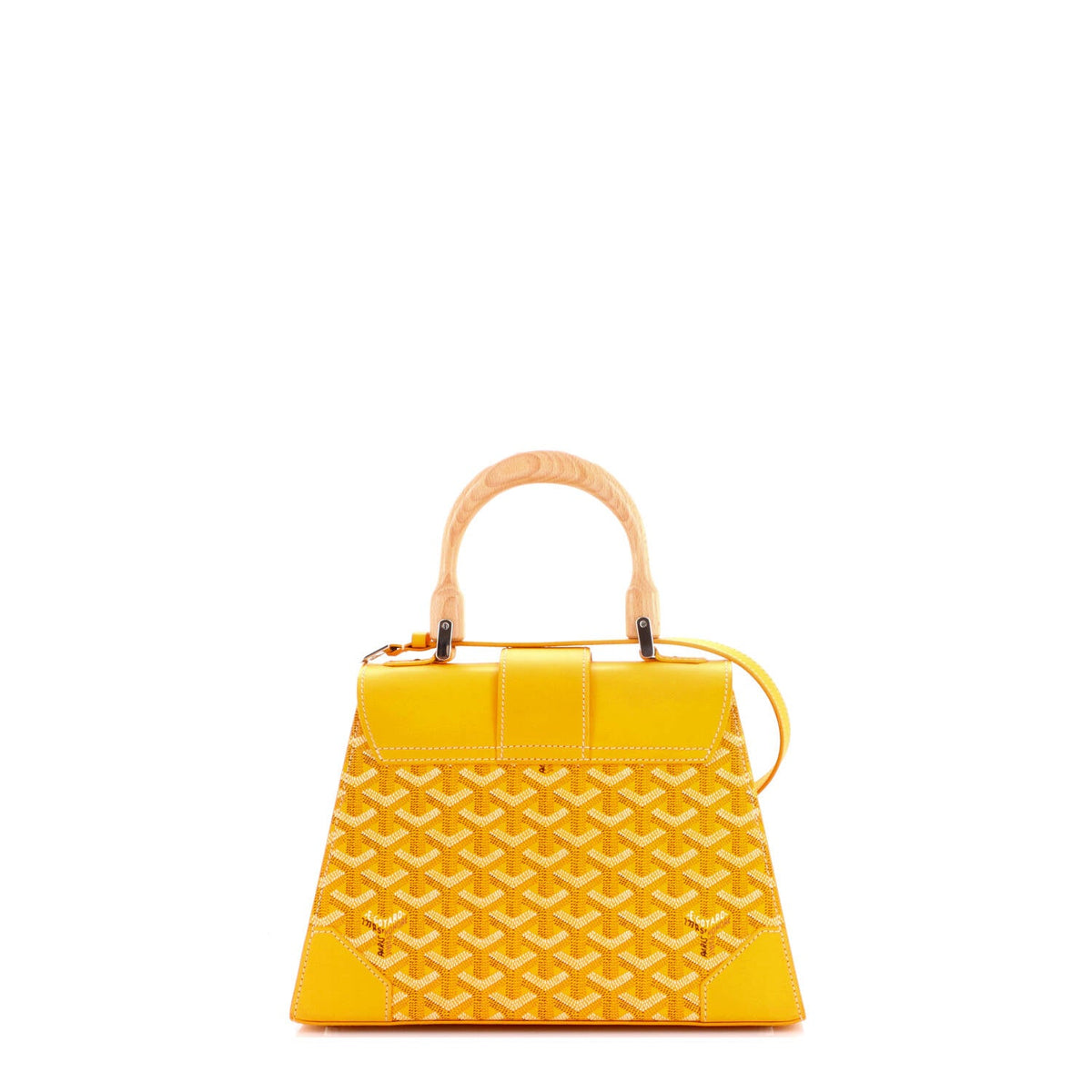 Saigon Top Handle Bag Coated Canvas with Leather PM