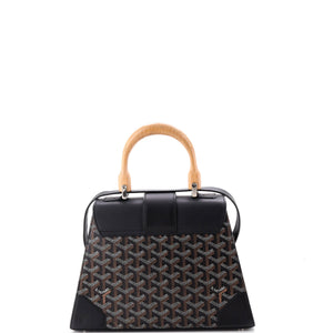 Goyard Saigon Top Handle Bag Coated Canvas with Leather PM - view 3