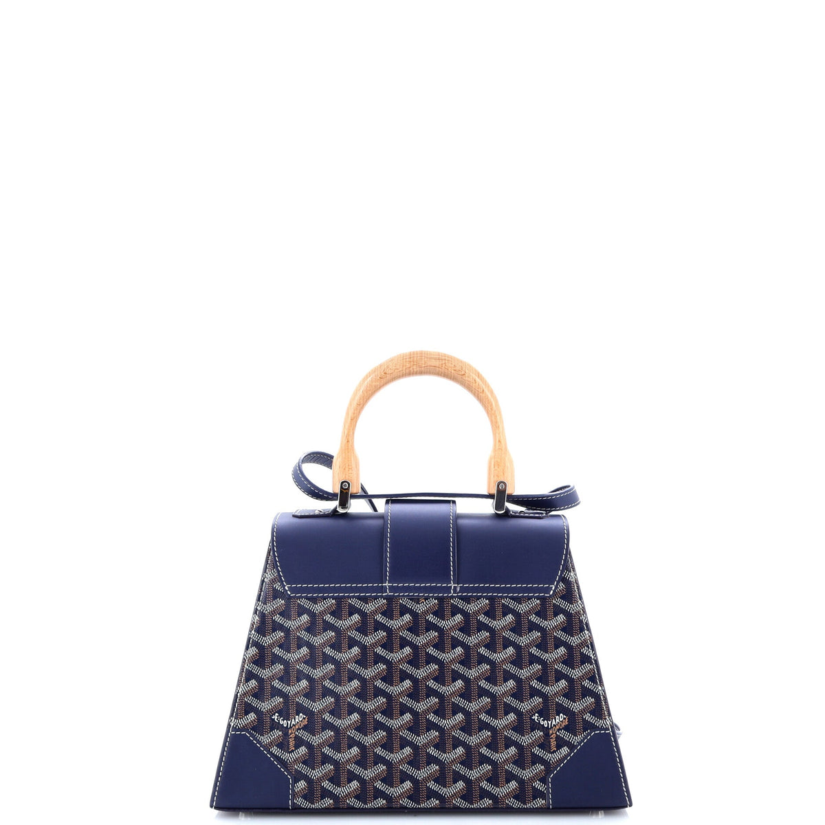 Saigon Top Handle Bag Coated Canvas with Leather PM