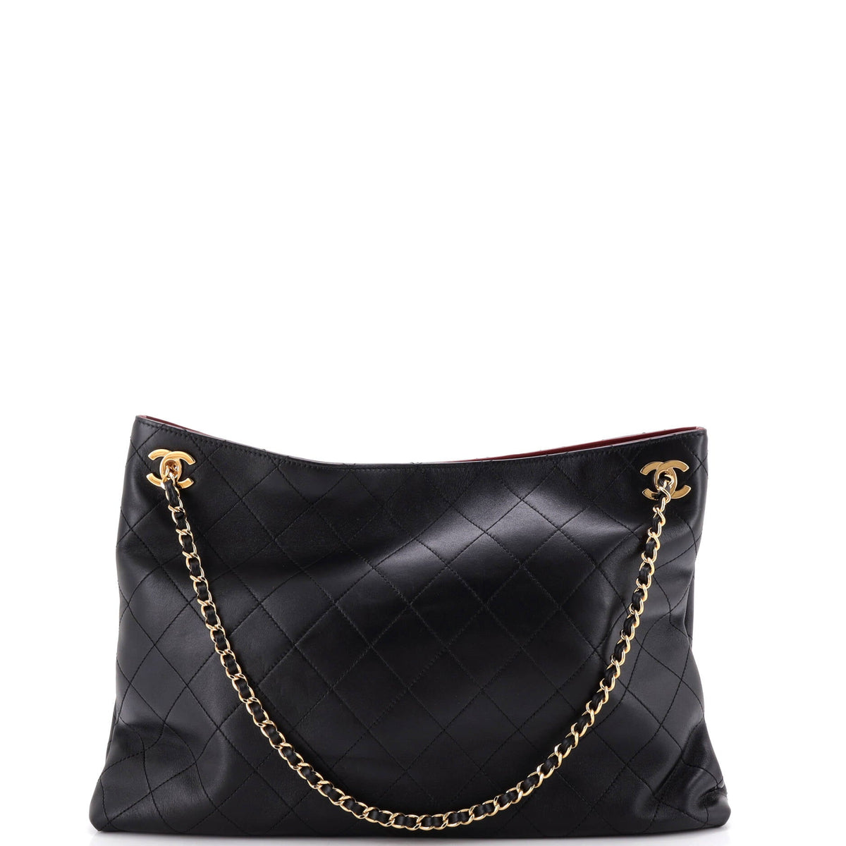 Chanel Metiers d'Art CC Shopping Bag Quilted Lambskin Large