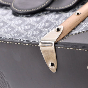 Goyard Saigon Top Handle Bag Coated Canvas with Leather PM - view 6