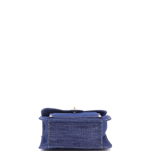 Chanel Double You CC Flap Bag Quilted Denim Medium - view 5