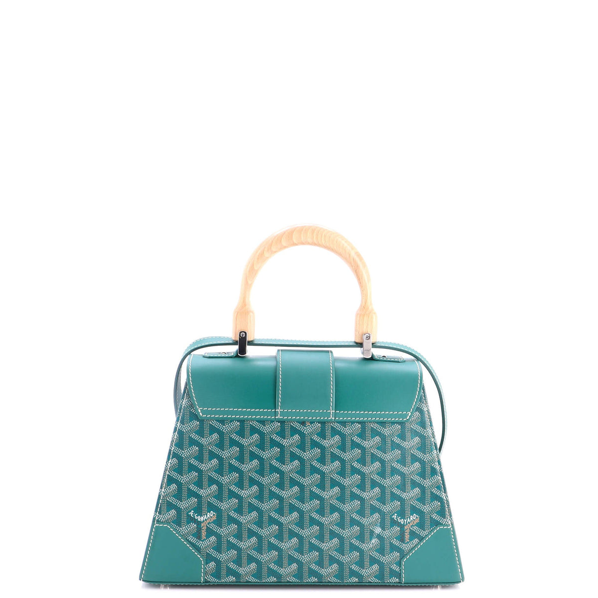 Saigon Top Handle Bag Coated Canvas with Leather PM