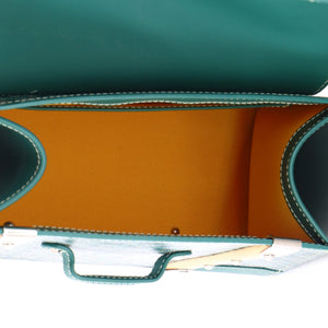 Goyard Saigon Top Handle Bag Coated Canvas with Leather PM - view 5