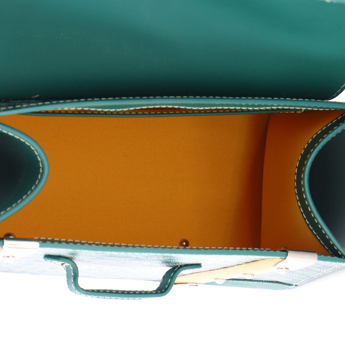 Saigon Top Handle Bag Coated Canvas with Leather PM