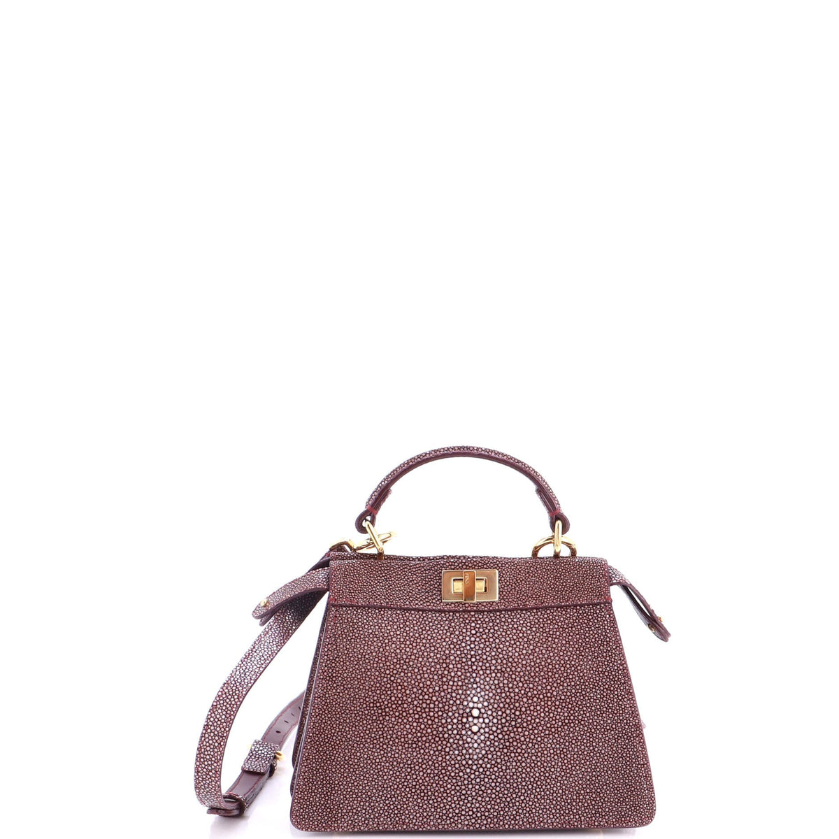Fendi Peekaboo ISeeU Bag Stingray and Leather Petite