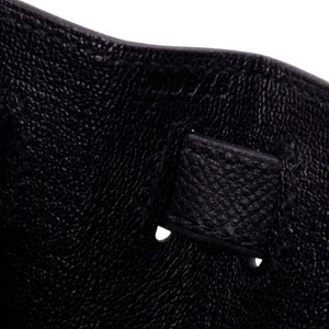 Hermes Kelly Handbag Noir Epsom with Gold Hardware 28 - view 8