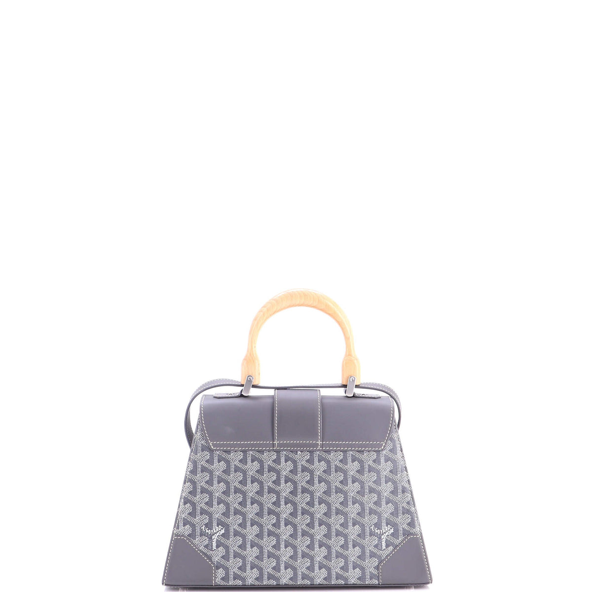 Saigon Top Handle Bag Coated Canvas with Leather PM