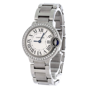 Cartier Ballon Bleu de Cartier Quartz Watch Stainless Steel with Diamond Bezel 28 - view 3