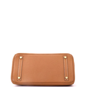 Hermes Birkin Handbag Gold Togo with Gold Hardware 30 - view 6
