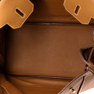 Hermes Birkin Handbag Gold Togo with Gold Hardware 30 - view 7