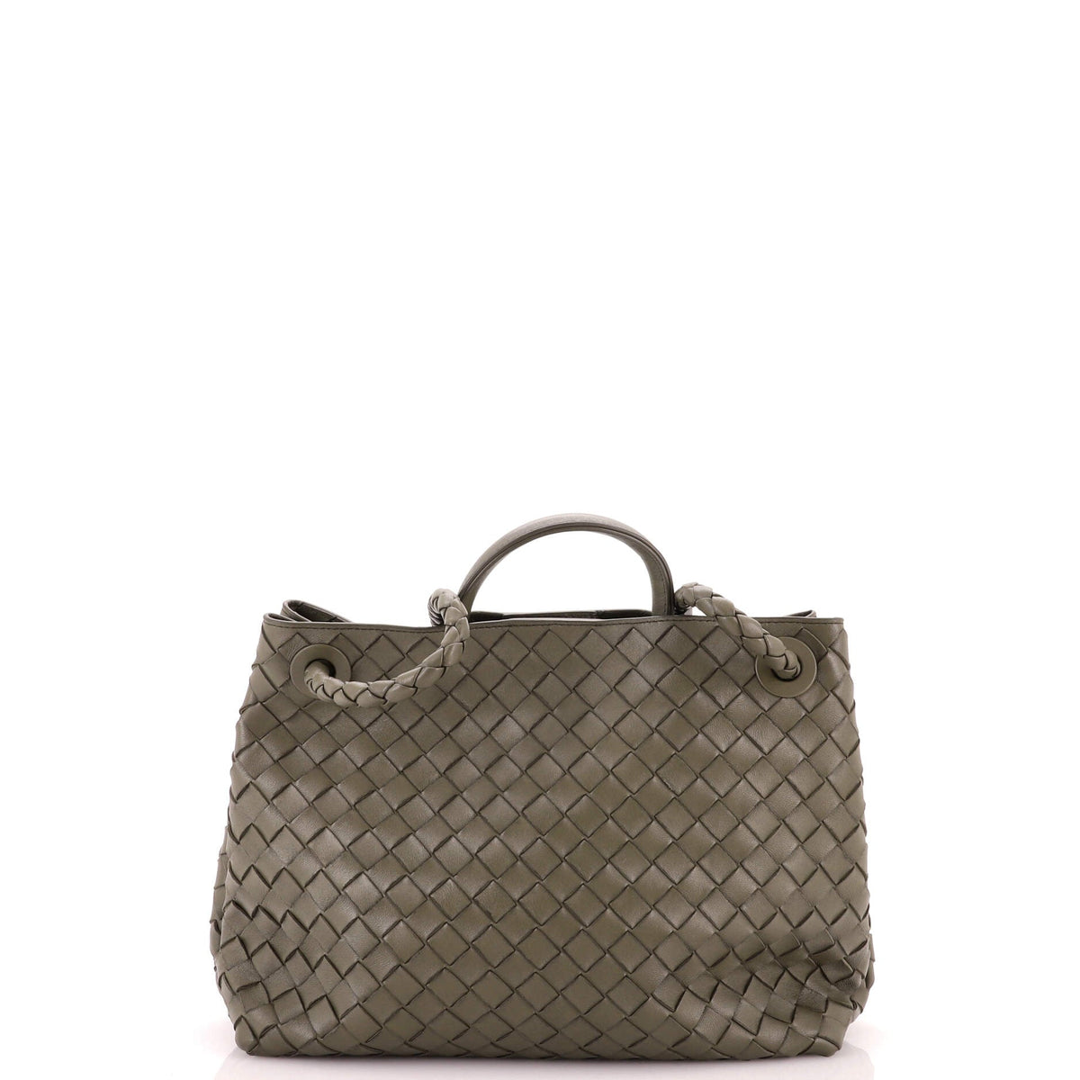 Andiamo Top Handle Bag Intrecciato Nappa Medium
