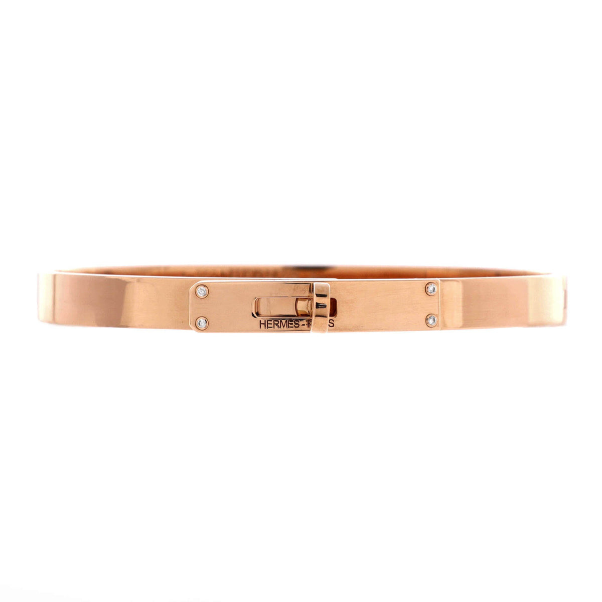 Kelly Bracelet 18K Rose Gold with 4 Diamonds Small