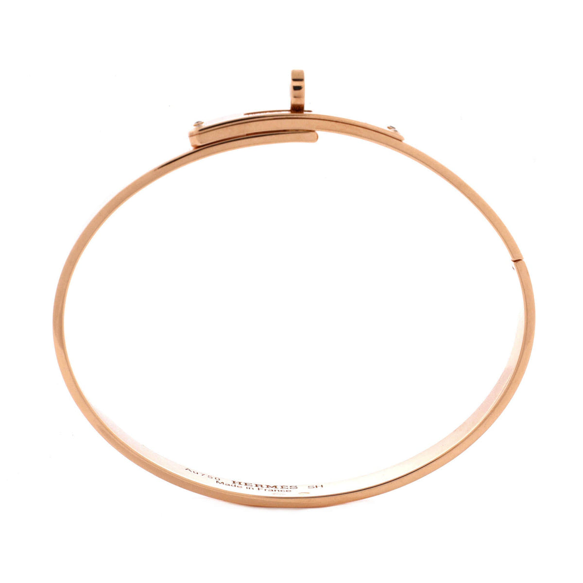 Kelly Bracelet 18K Rose Gold with 4 Diamonds Small