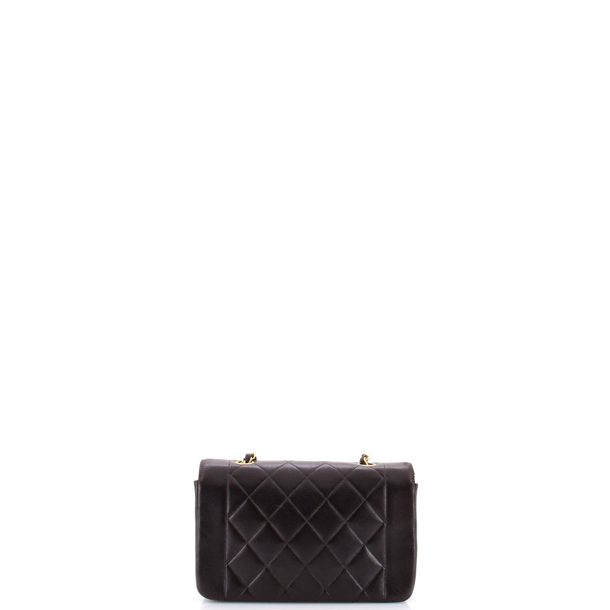 Vintage Diana Flap Bag Quilted Lambskin Small