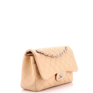 Chanel Classic Double Flap Bag Quilted Lambskin Jumbo - view 2