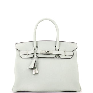 Hermes Birkin Handbag Gris Neve Togo with Palladium Hardware 30 - view 1
