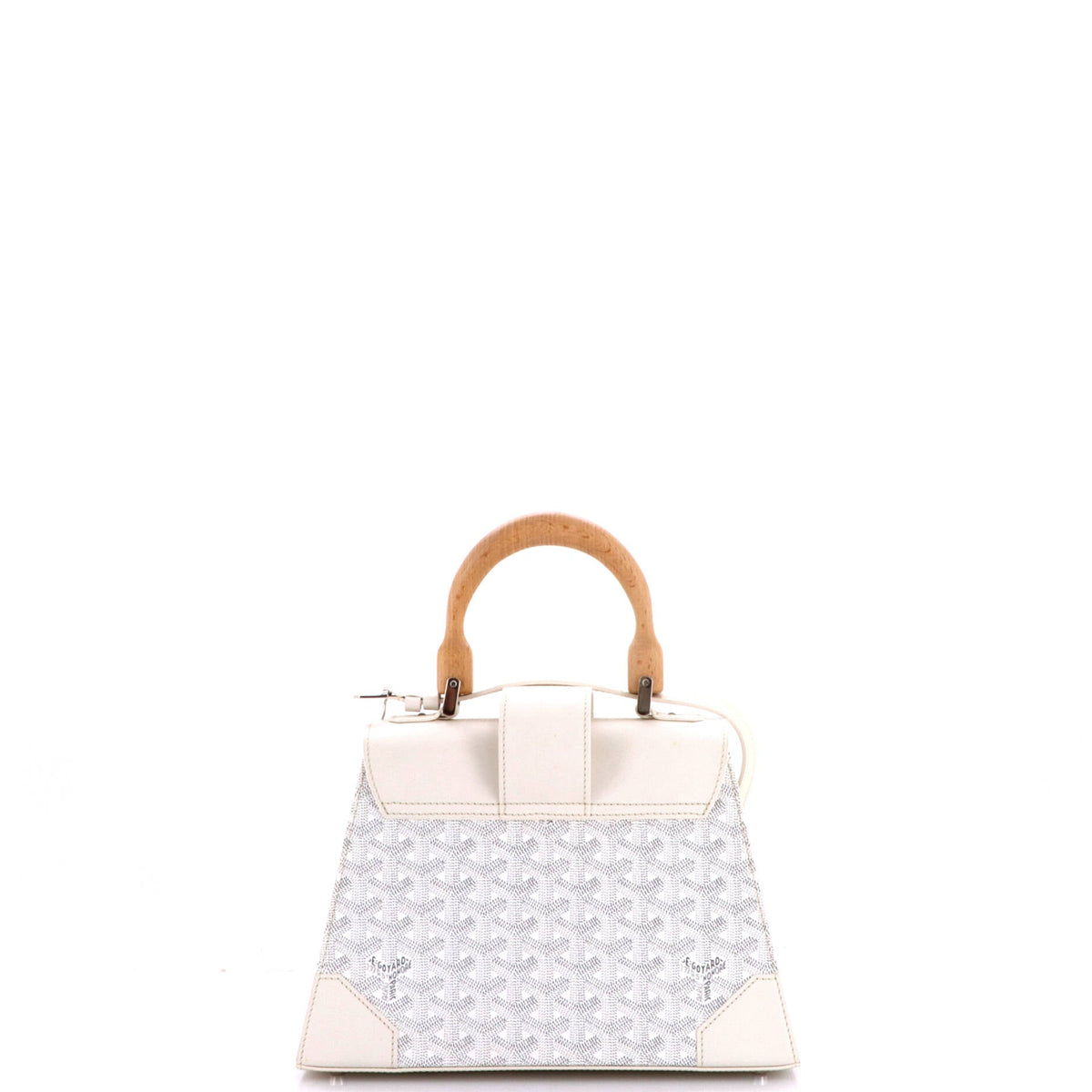 Saigon Top Handle Bag Coated Canvas with Leather PM