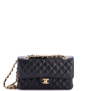 Chanel Classic Double Flap Bag Quilted Caviar Medium - view 1