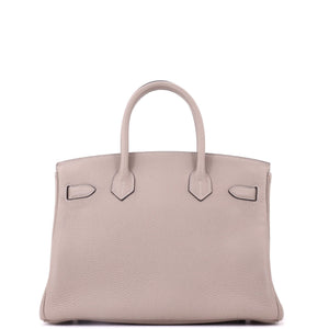 Hermes Birkin Handbag Gris Tourterelle Togo with Palladium Hardware 30 - view 4