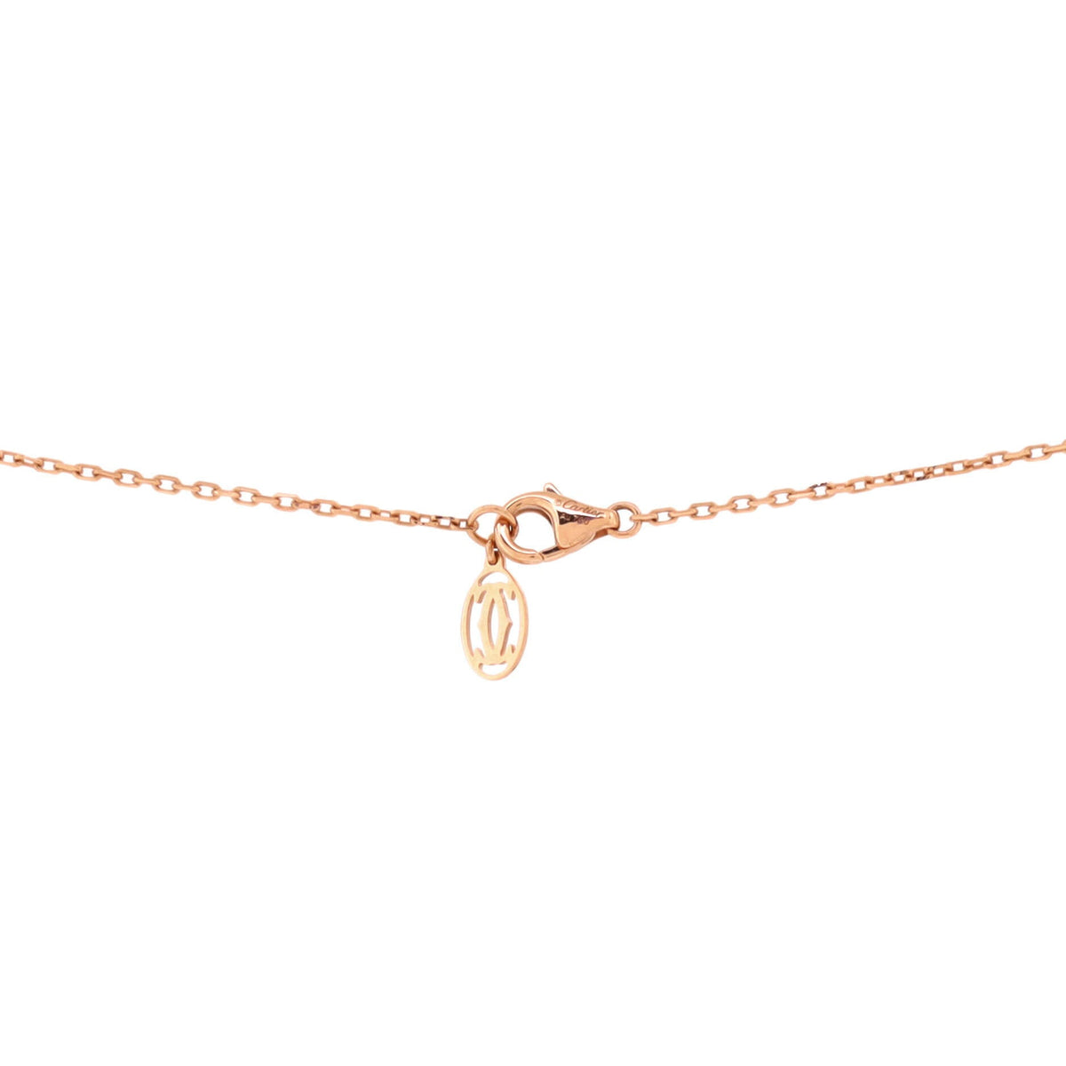 Cartier Juste un Clou Pendant Necklace 18K Rose Gold and Pave Diamonds – view 3