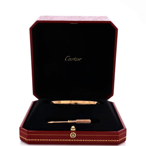 Cartier Love Bracelet 18K Rose Gold Small 19 - view 2