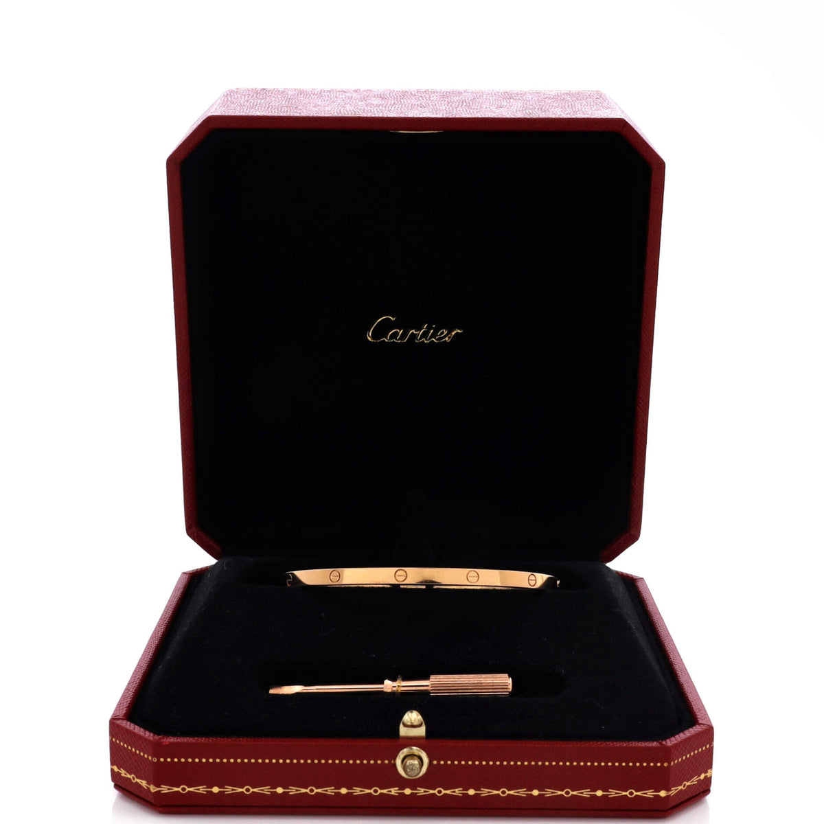 Cartier Love Bracelet 18K Rose Gold Small 19 – view 2