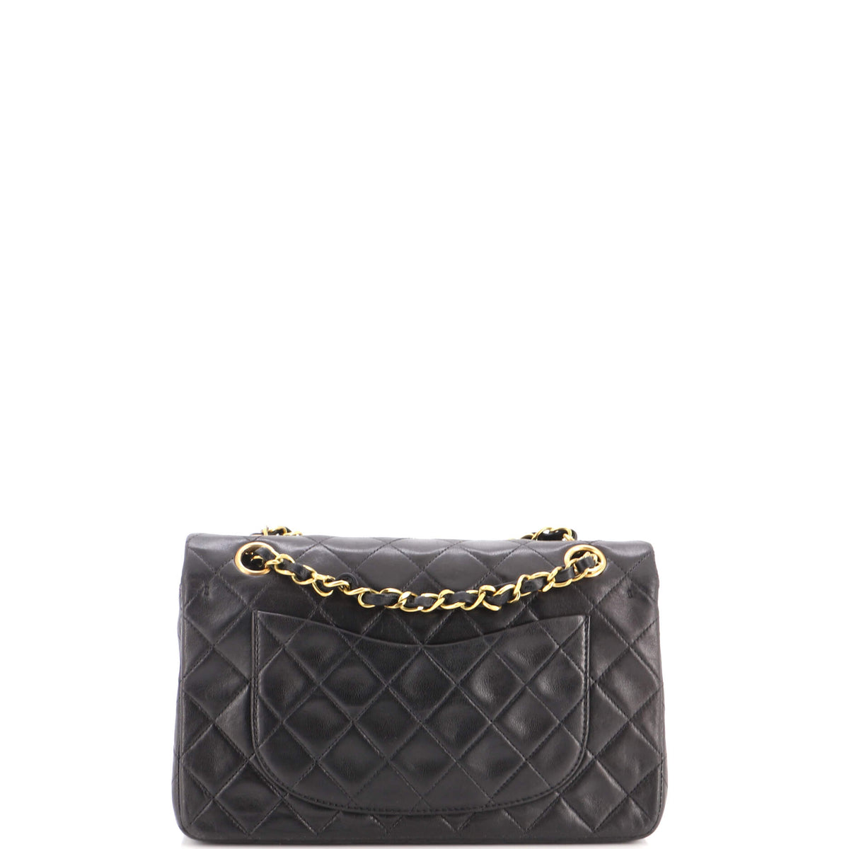 Vintage Classic Double Flap Bag Quilted Lambskin Small