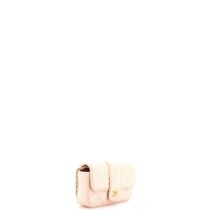 Chanel CC Tab Flap Shoulder Bag Quilted Lambskin Mini - view 2