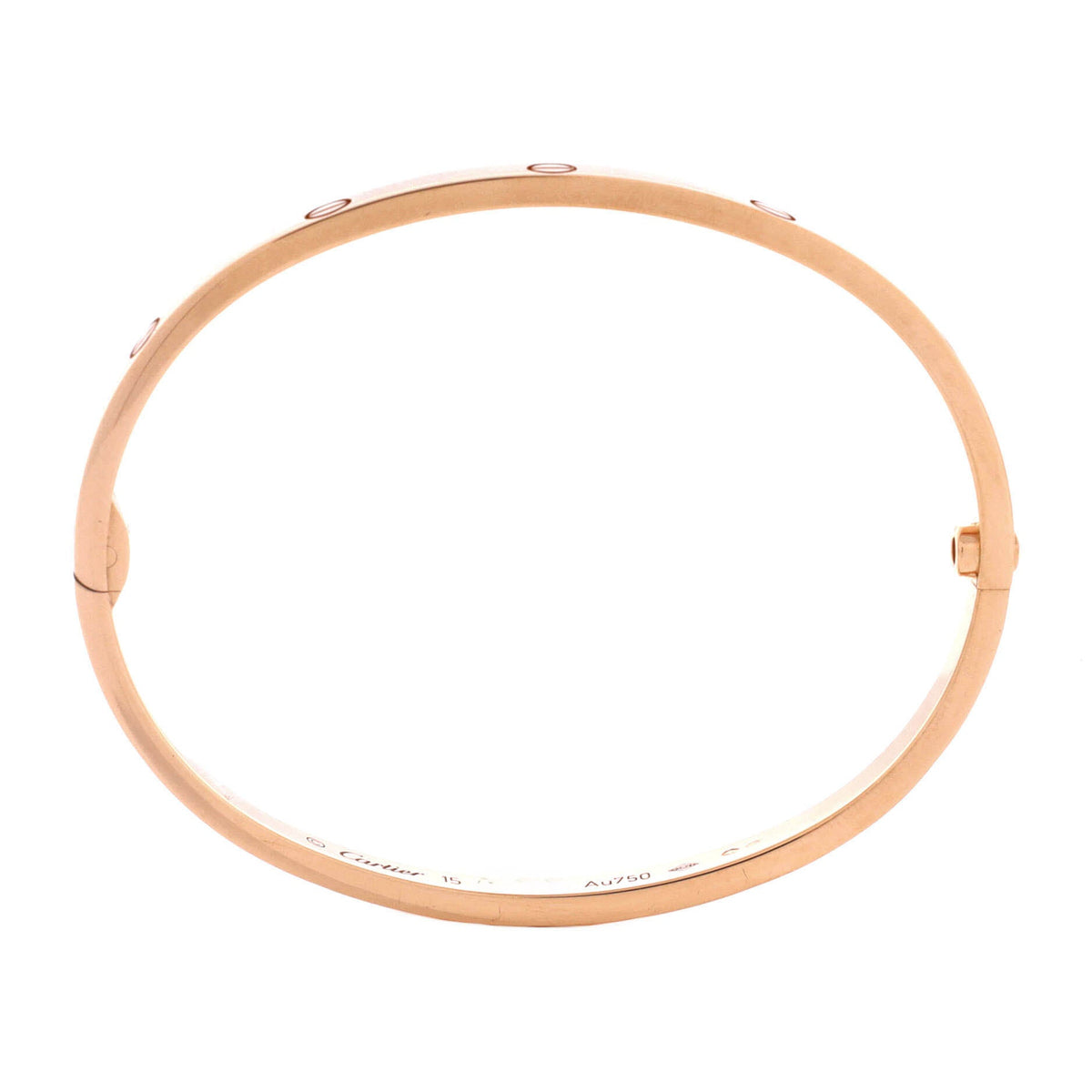 Cartier Love Bracelet 18K Rose Gold Small 16 – view 2