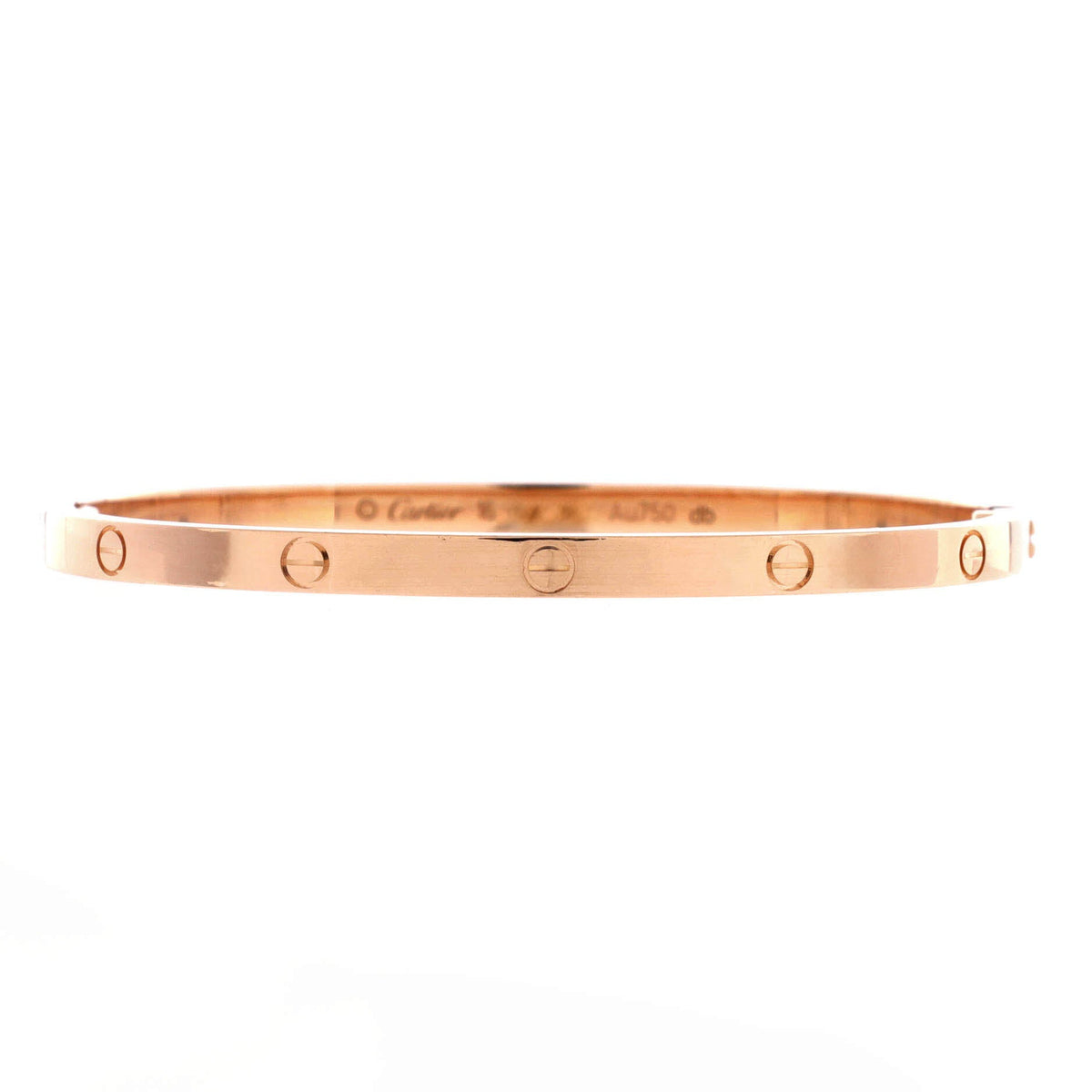 Cartier Love Bracelet 18K Rose Gold Small 17