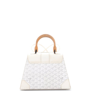 Goyard Saigon Top Handle Bag Coated Canvas with Leather PM - view 3