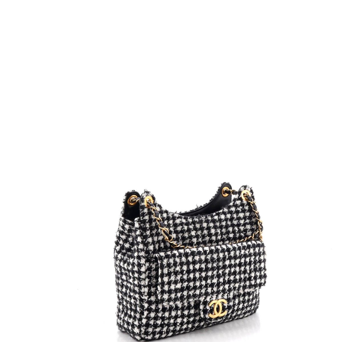 Wavy CC Hobo Quilted Tweed Medium
