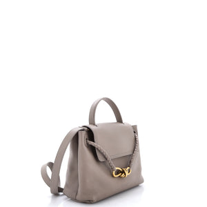 Bottega Veneta Ciao Ciao Top Handle Bag Leather with Intrecciato Detail Small - view 2