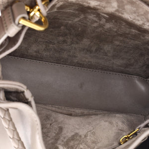 Bottega Veneta Ciao Ciao Top Handle Bag Leather with Intrecciato Detail Small - view 5