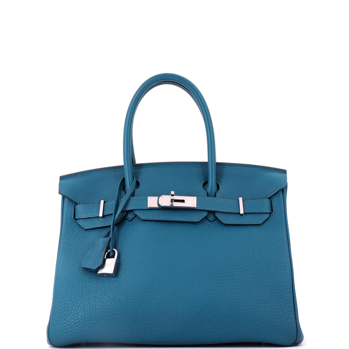 Hermes Birkin Handbag Colvert Togo with Palladium Hardware 30