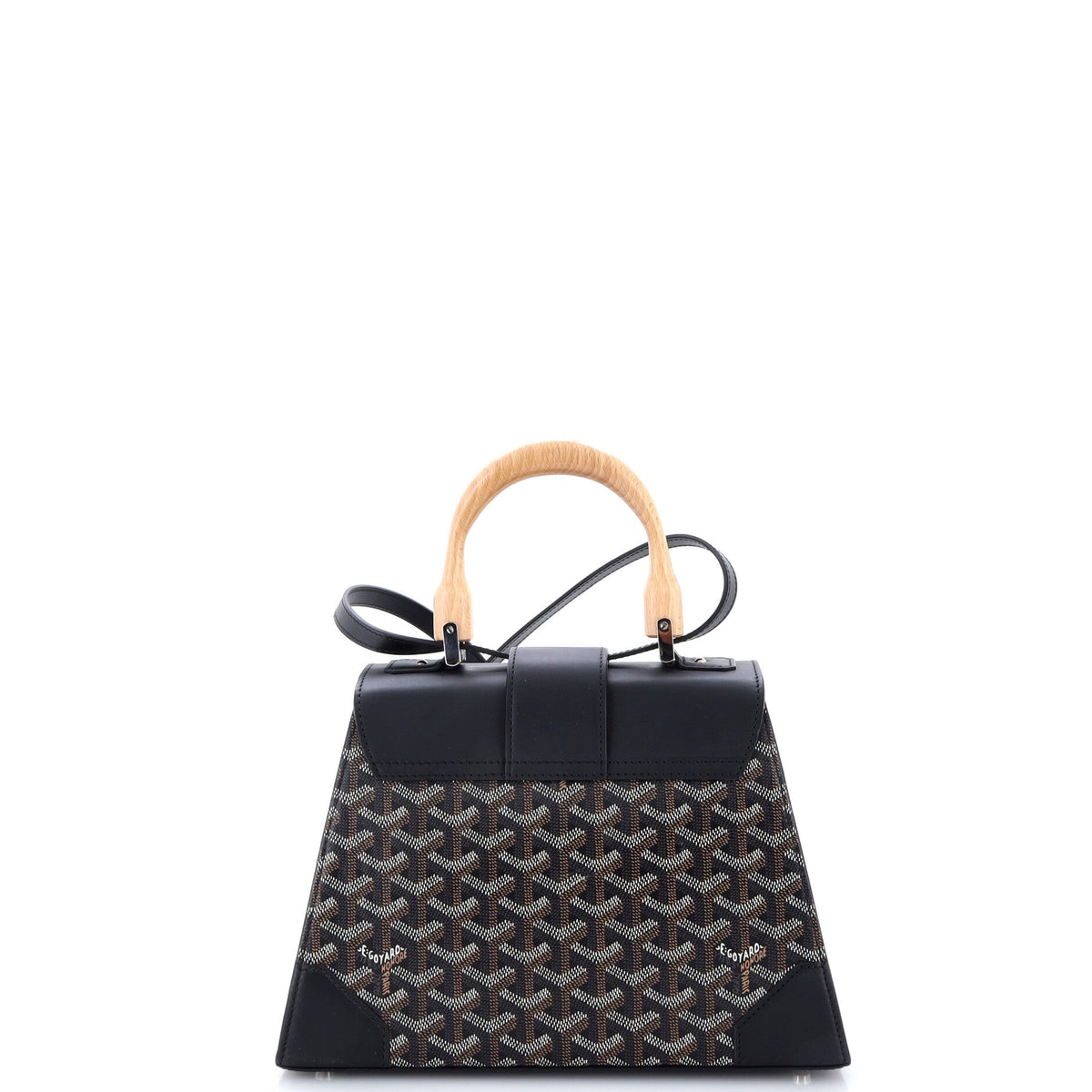 Saigon Top Handle Bag Coated Canvas with Leather PM