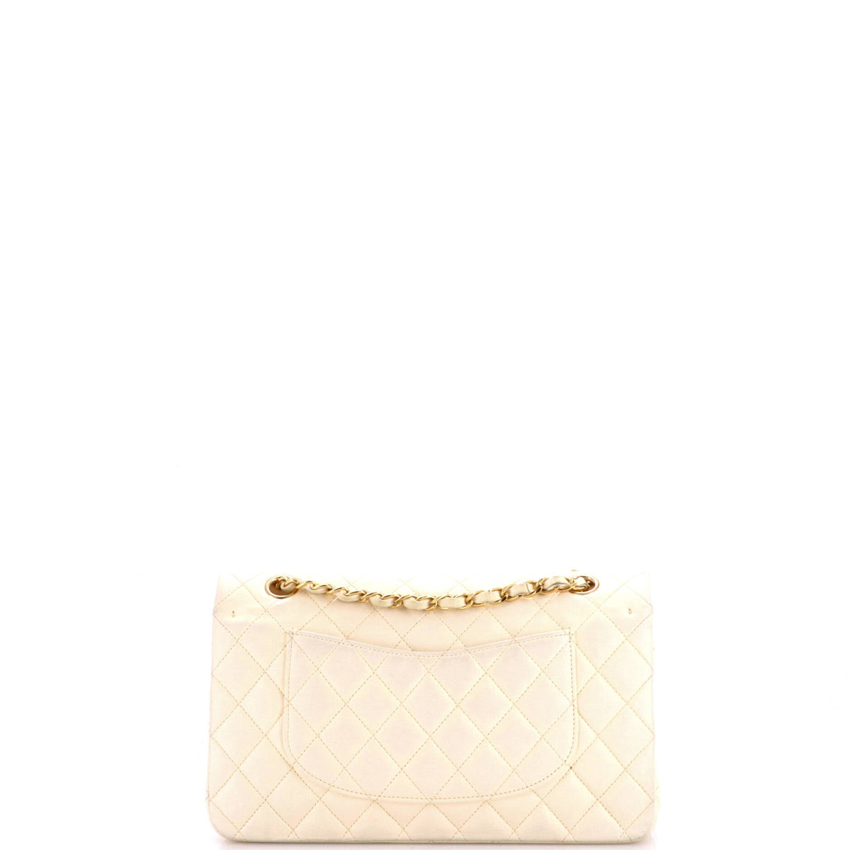 Vintage Classic Double Flap Bag Quilted Lambskin Medium