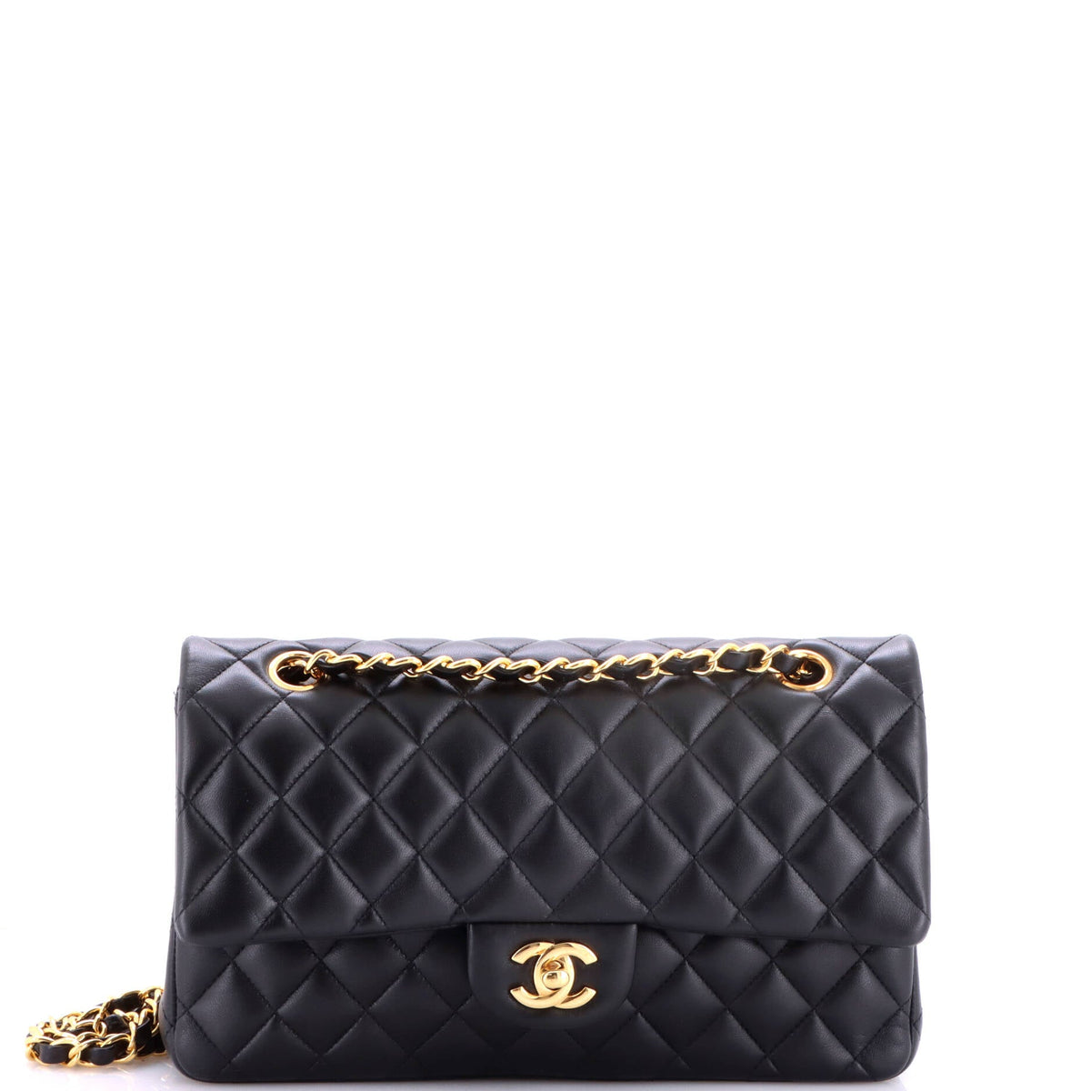 Chanel Classic Double Flap Bag Quilted Lambskin Medium