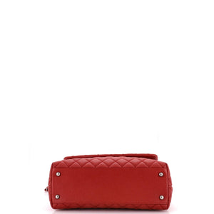 Chanel Coco Top Handle Bag Quilted Caviar Small - view 4