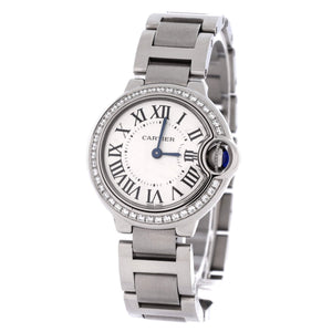 Cartier Ballon Bleu de Cartier Quartz Watch Stainless Steel with Diamond Bezel 28 - view 3