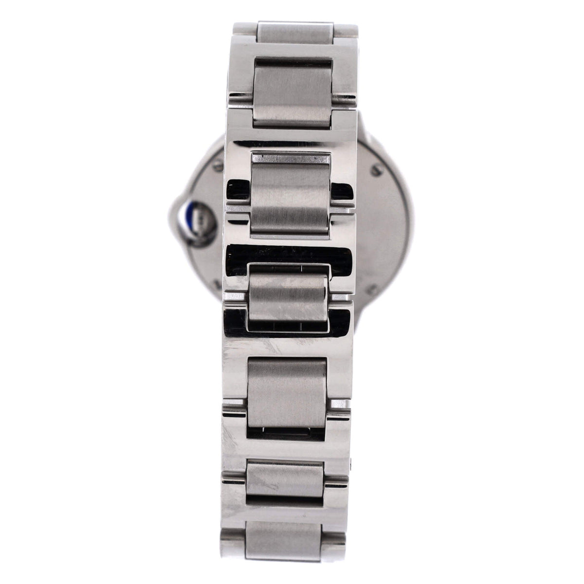 Ballon Bleu de Cartier Quartz Watch Stainless Steel with Diamond Bezel 28