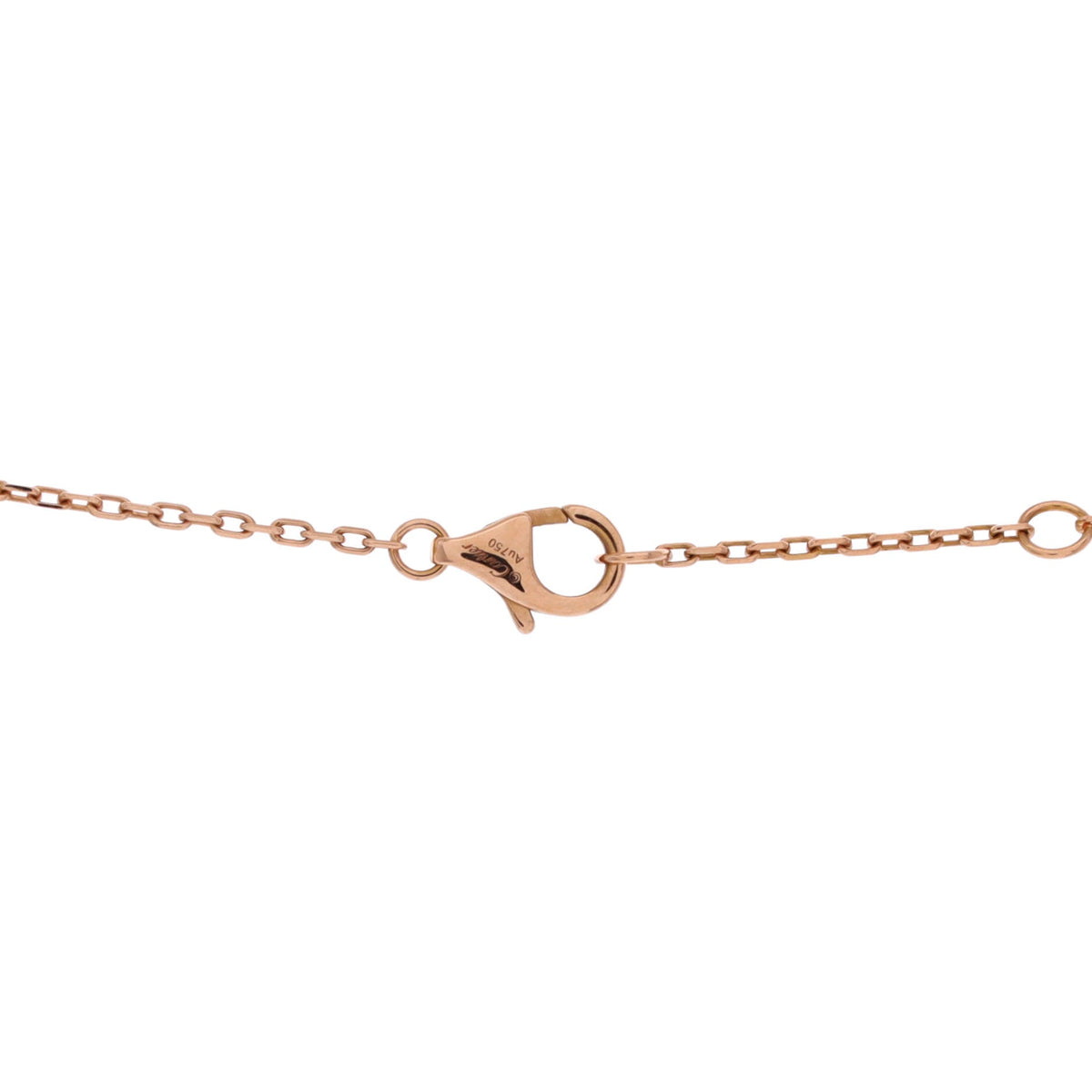 Cartier Juste un Clou Pendant Necklace 18K Rose Gold with Diamonds – view 3