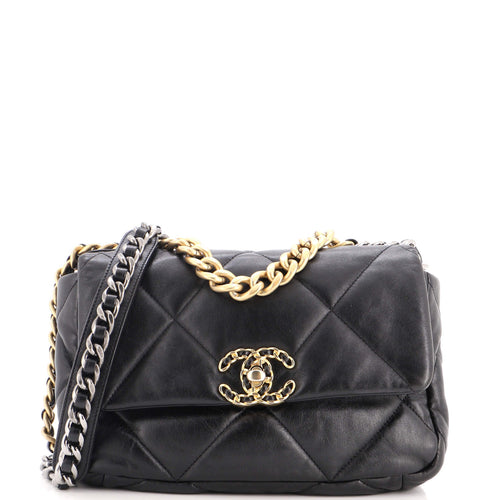 Chanel 19 Flap Bag Quilted Leather Medium